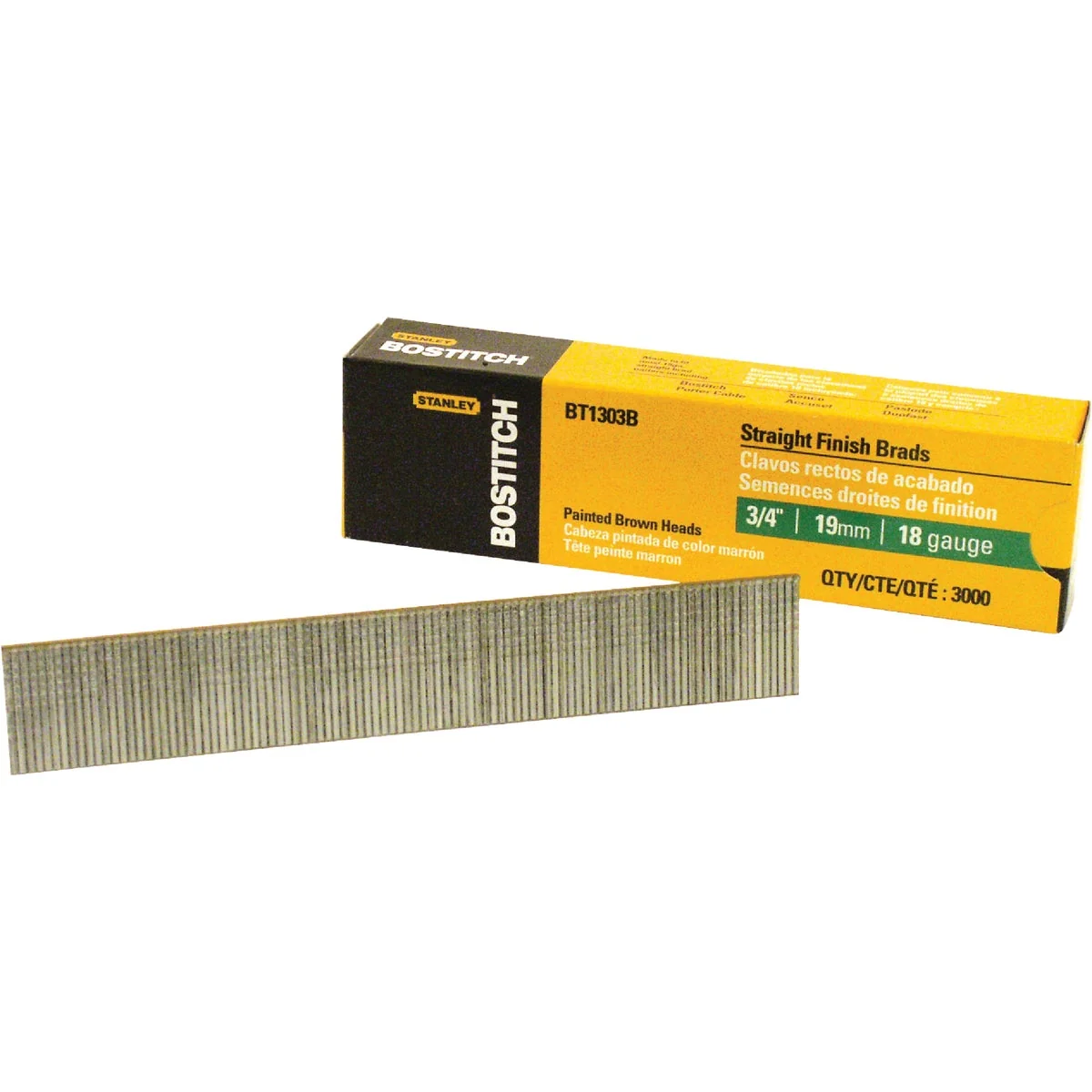 Contemporary Bostitch 18-Gauge Coated Brad Nail 3 4 In. 3000 Ct. Detailed