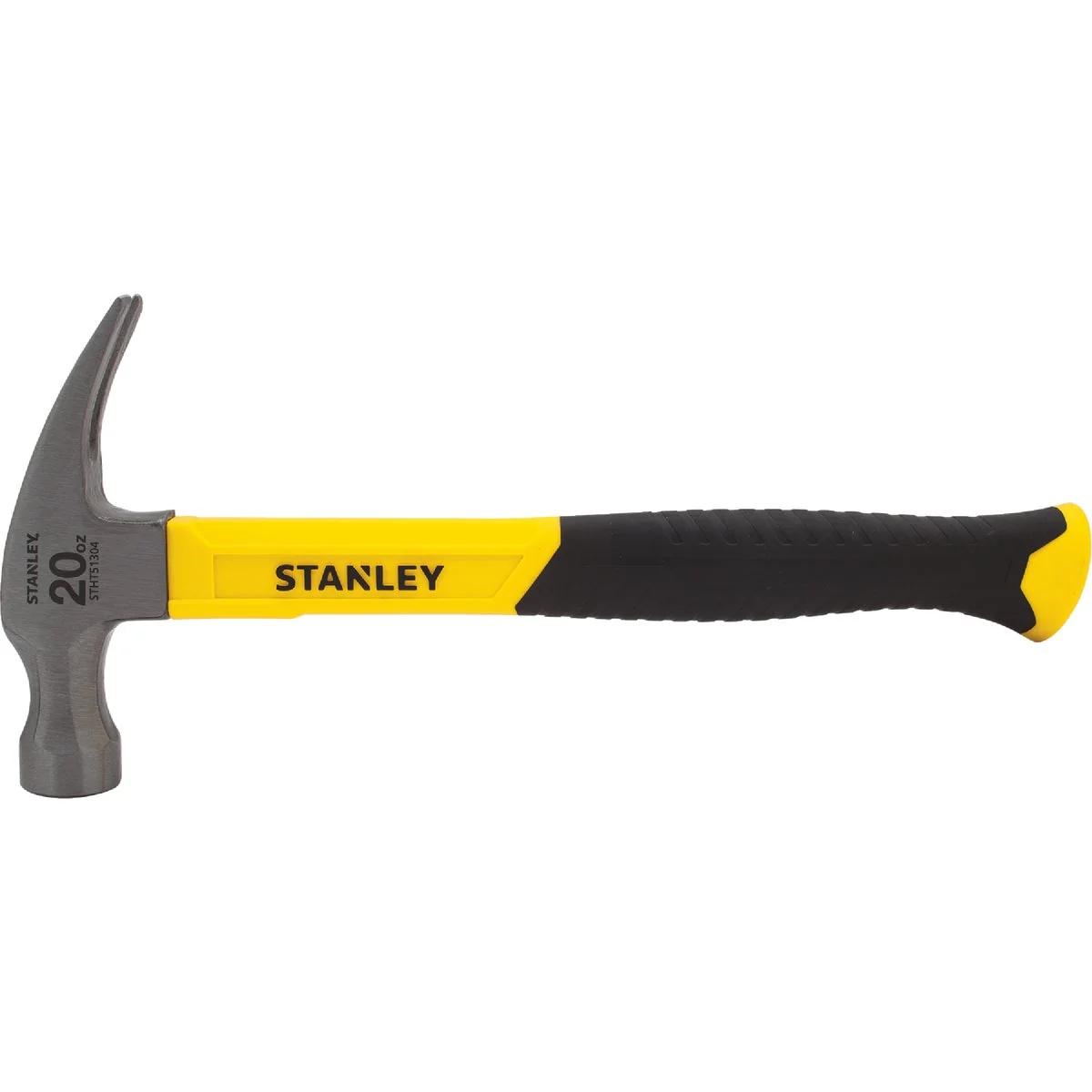 Stanley 20 Oz. Smooth-Face Rip Claw Hammer with Fiberglass Handle Efficient