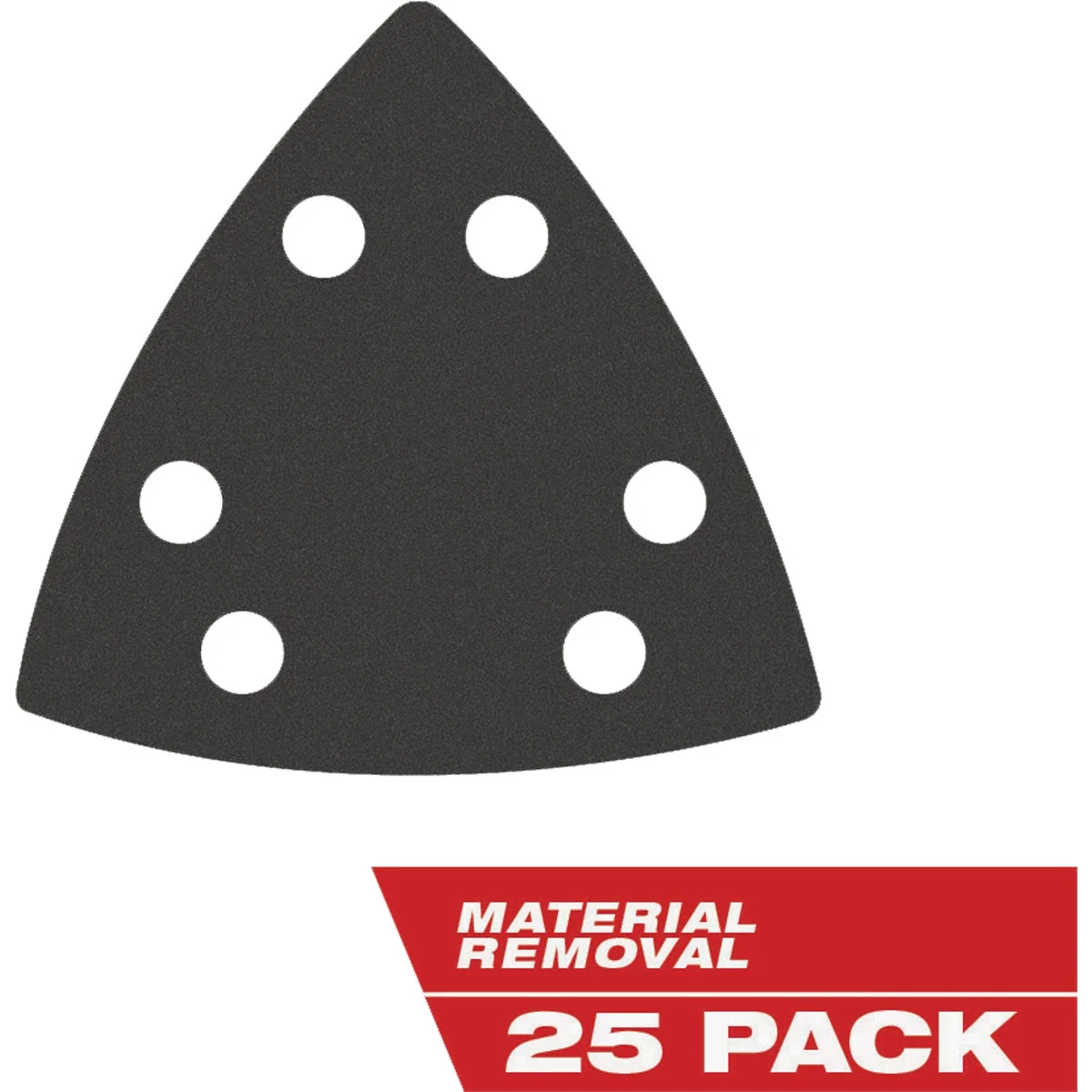 Consistent Milwaukee OPEN-LOK 3-1 2 In. Assorted Grit Triangle Sandpaper Variety Pack 25-Pack Functional