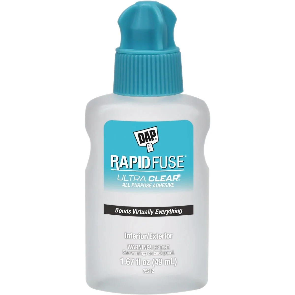 Convenient DAP RapidFuse 1.67 Oz. Ultra Clear Multi-Purpose Adhesive Environmentally Friendly