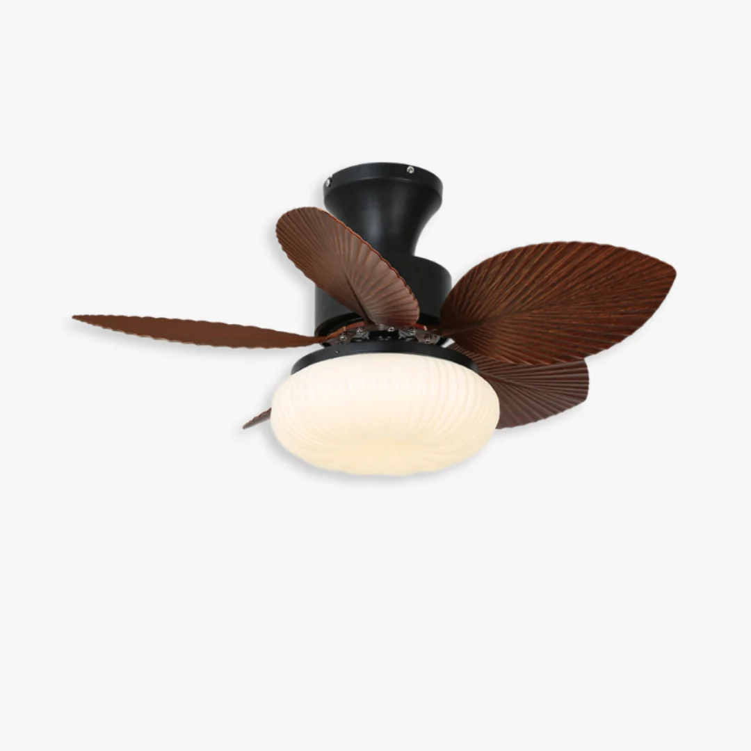 Practical Retro Bananen Plafondventilatorlamp Lightweight