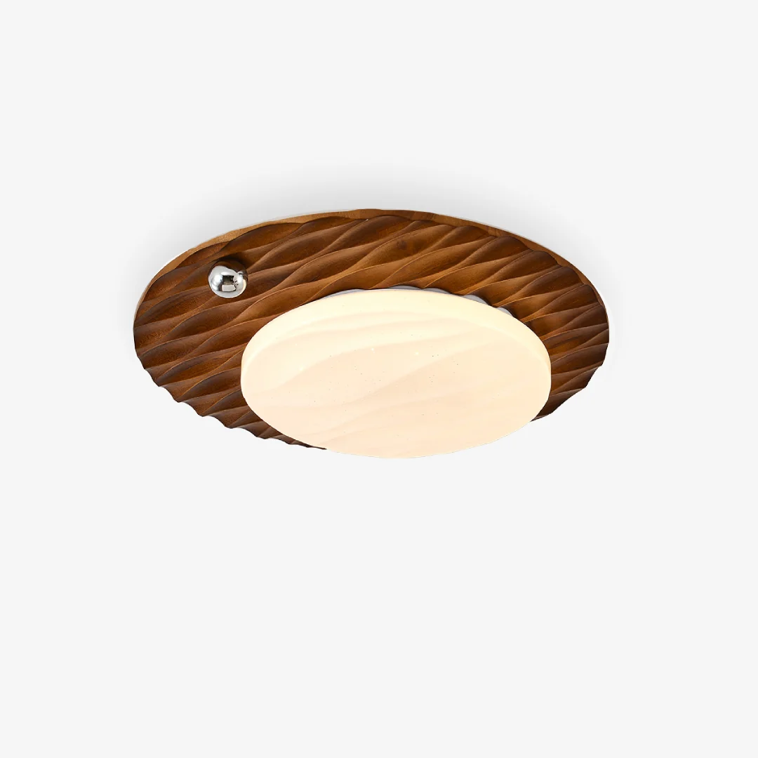Carefully Designed Italiaanse walnoten plafondlamp Responsible