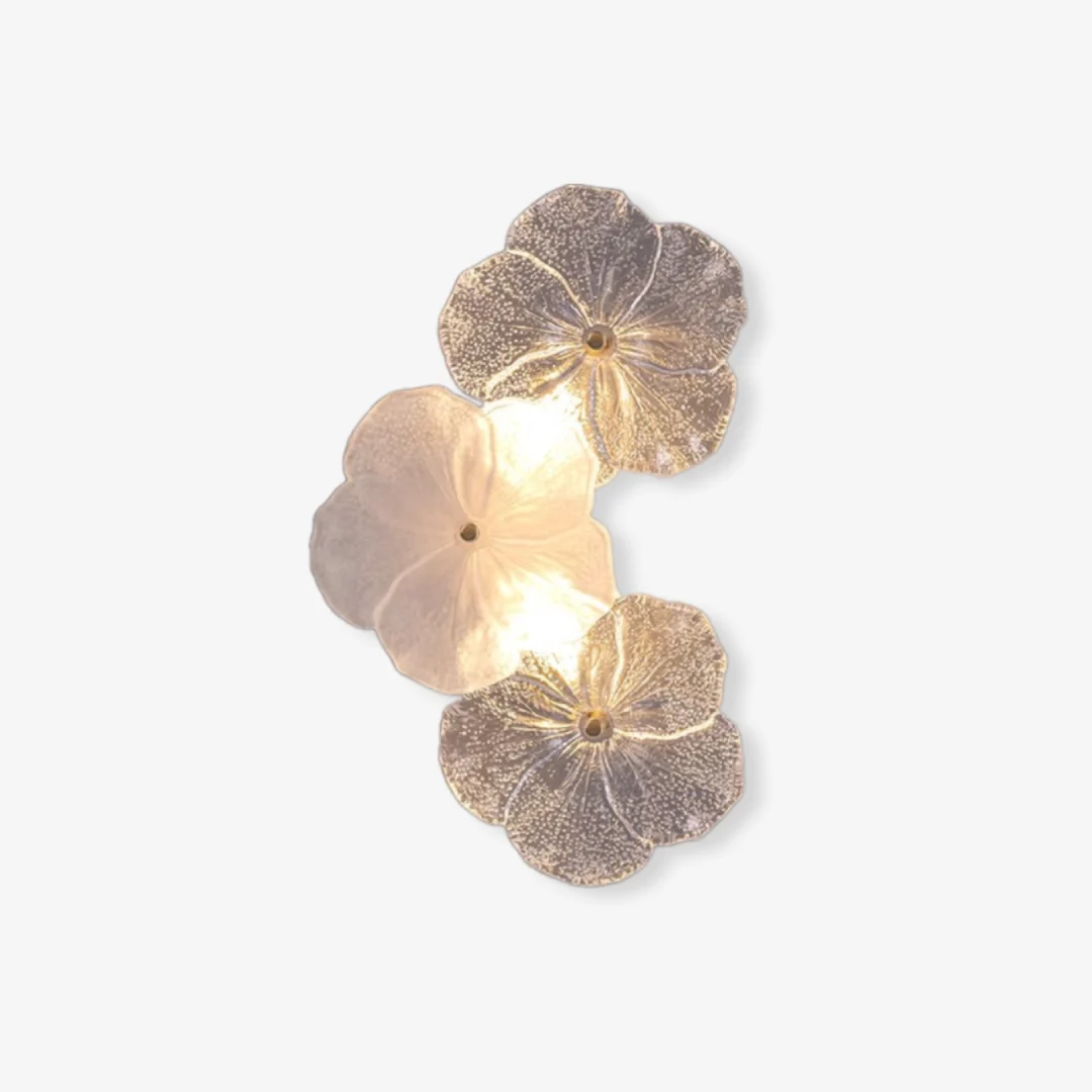 Comfortable Kristallen zandbloem wandlamp Eco-Friendly