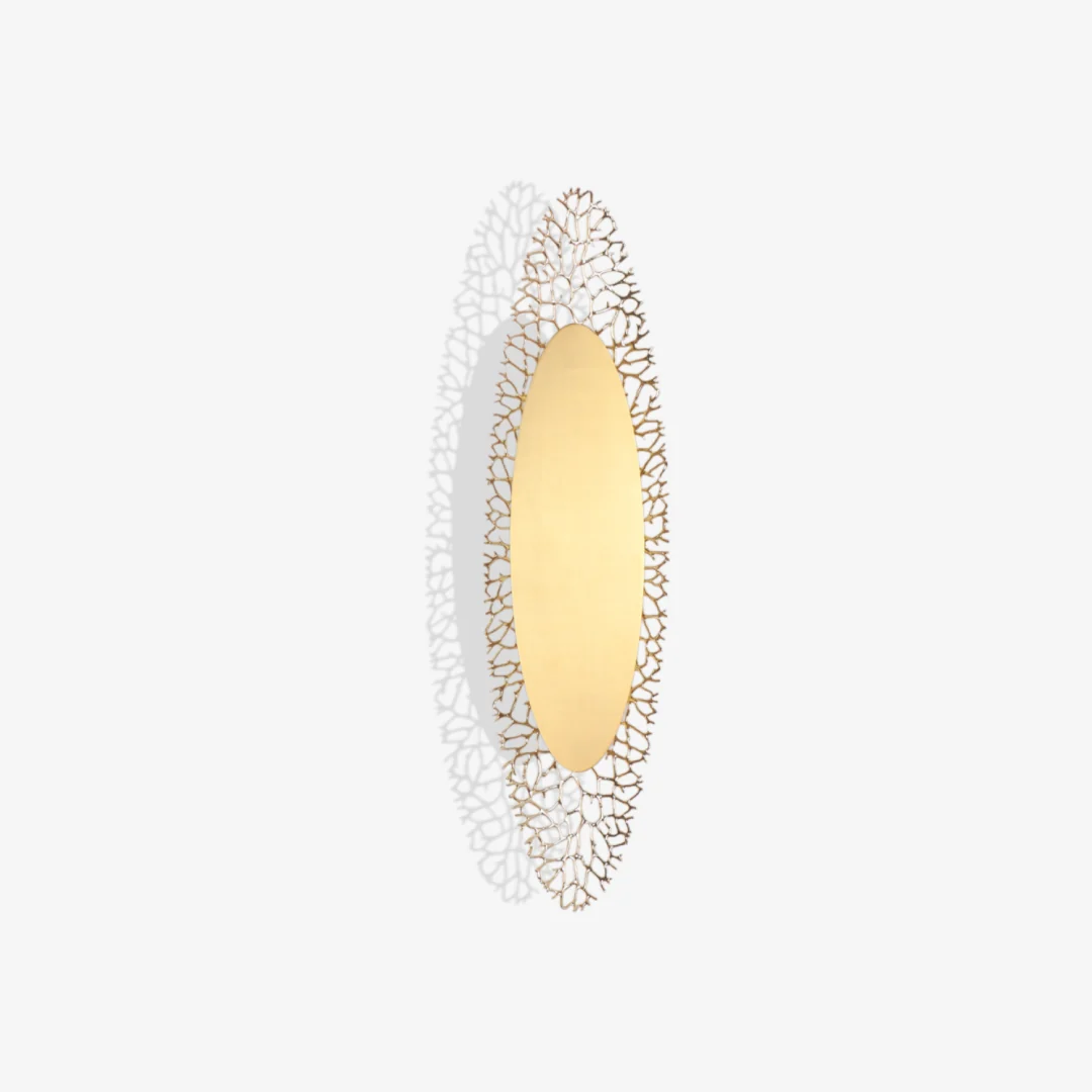 Powerful Moderne gouden netwandlamp Eco-Friendly