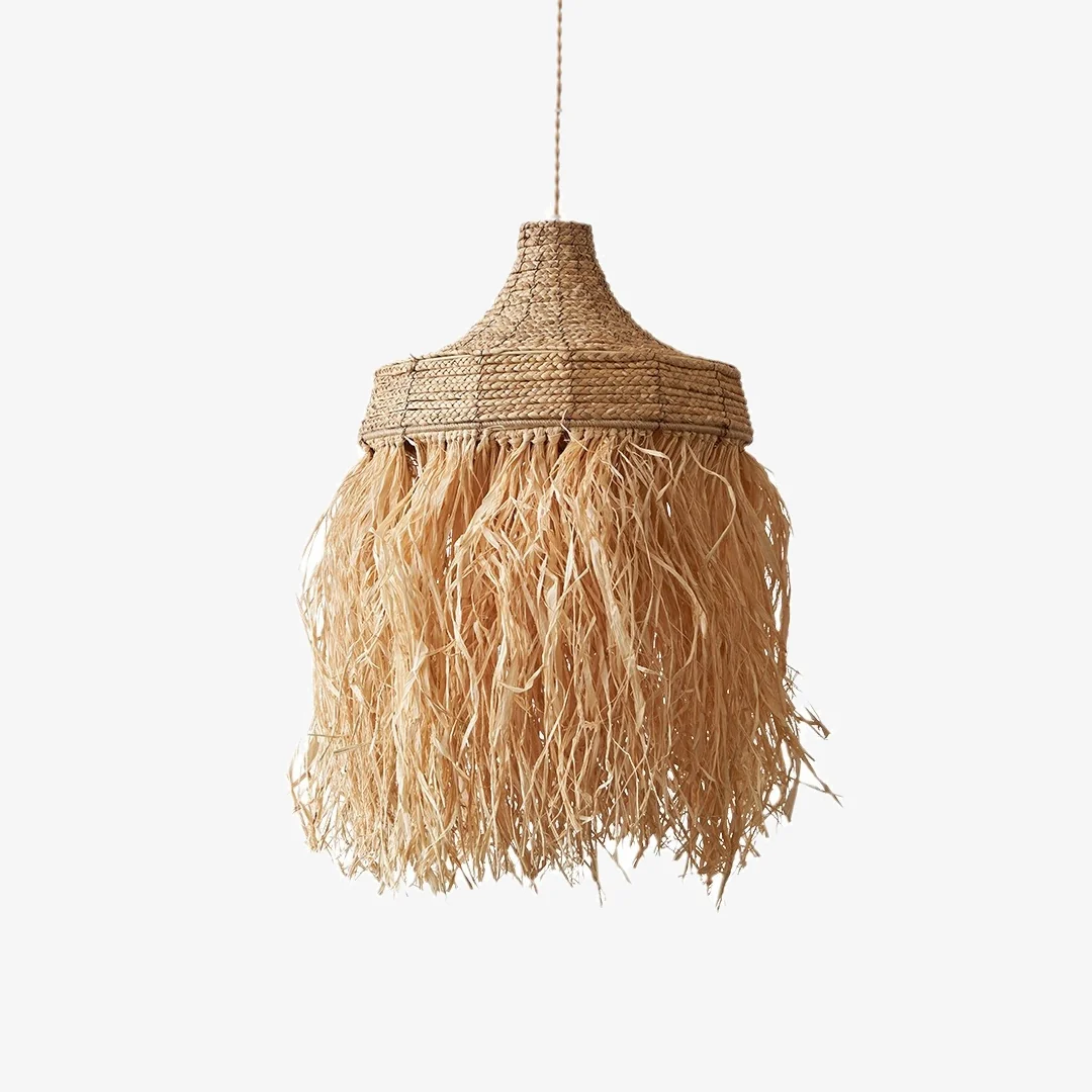 Functional Boheemse stro hanglamp Durable