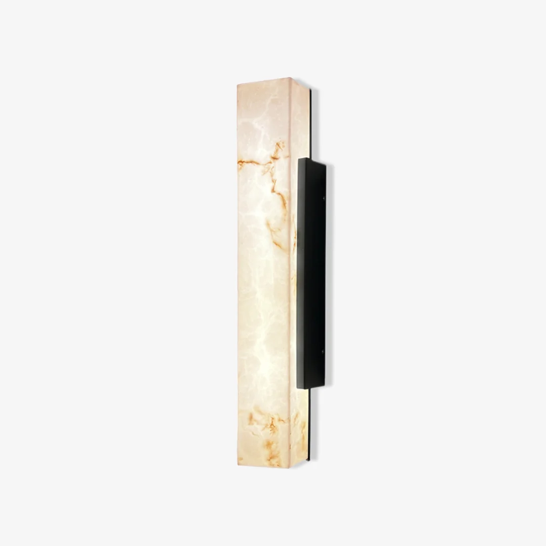 Certified MIKA Alabaster Imitatie Wandlamp Recyclable