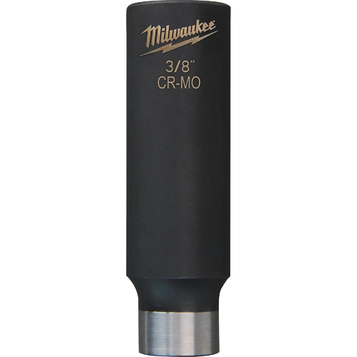 Dependable Milwaukee SHOCKWAVE 3 8 In. Drive 1 2 In. 6-Point Deep Standard Impact Socket Relaxed