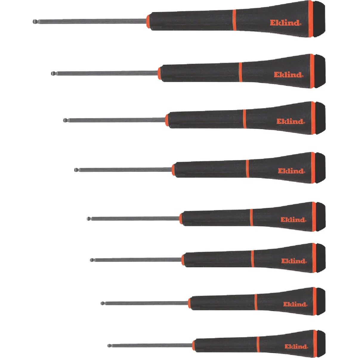 Trusted Eklind SAE Ball-End Hex Key Set 8-Piece High-Grade