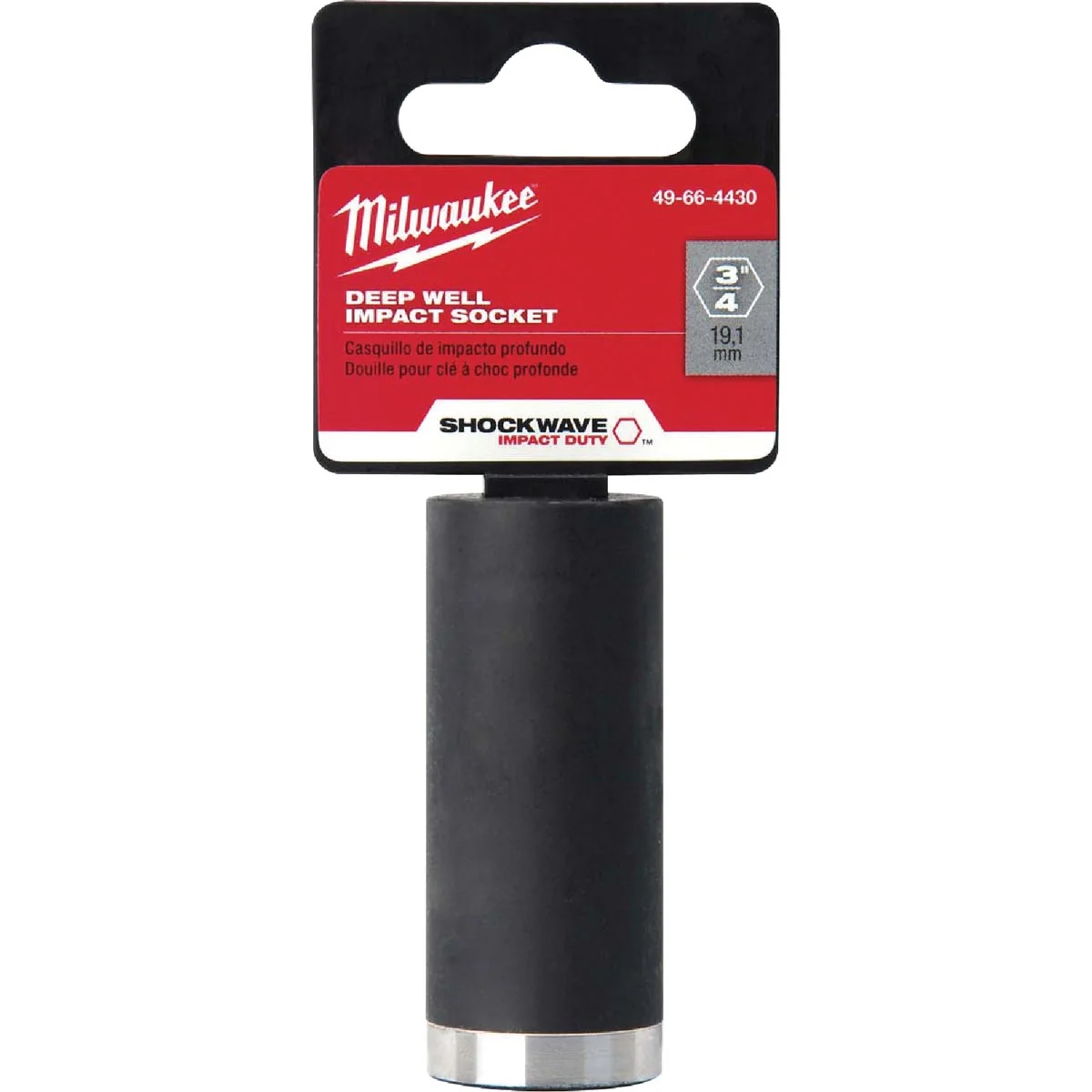 Superior Milwaukee SHOCKWAVE 3 8 In. Drive 5 8 In. 6-Point Deep Standard Impact Socket Consistent
