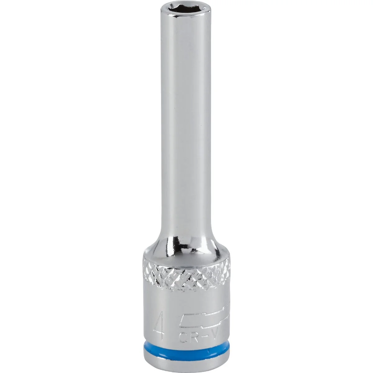 Superior Channellock 1 4 In. Drive 4 mm 6-Point Deep Metric Socket Flexible