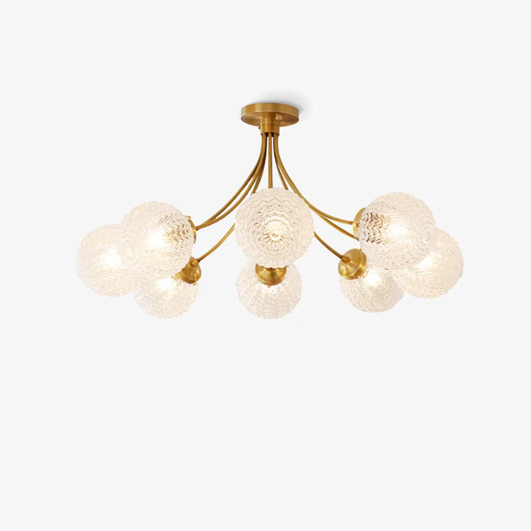 Consistent Franse kristallen plafondlamp Practical