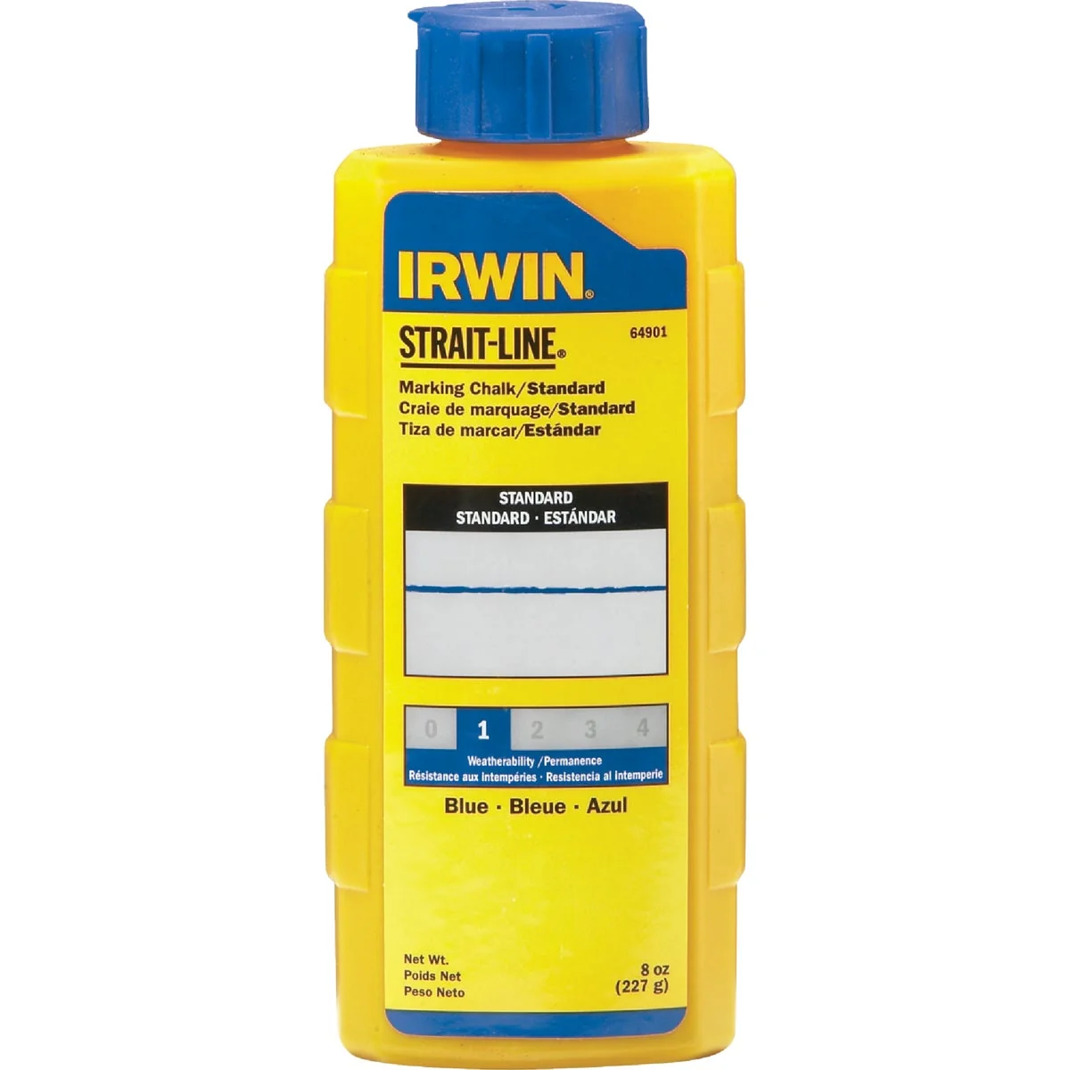 Convenient Irwin STRAIT-LINE 8 Oz. Blue Standard Chalk Line Chalk Expertly Made