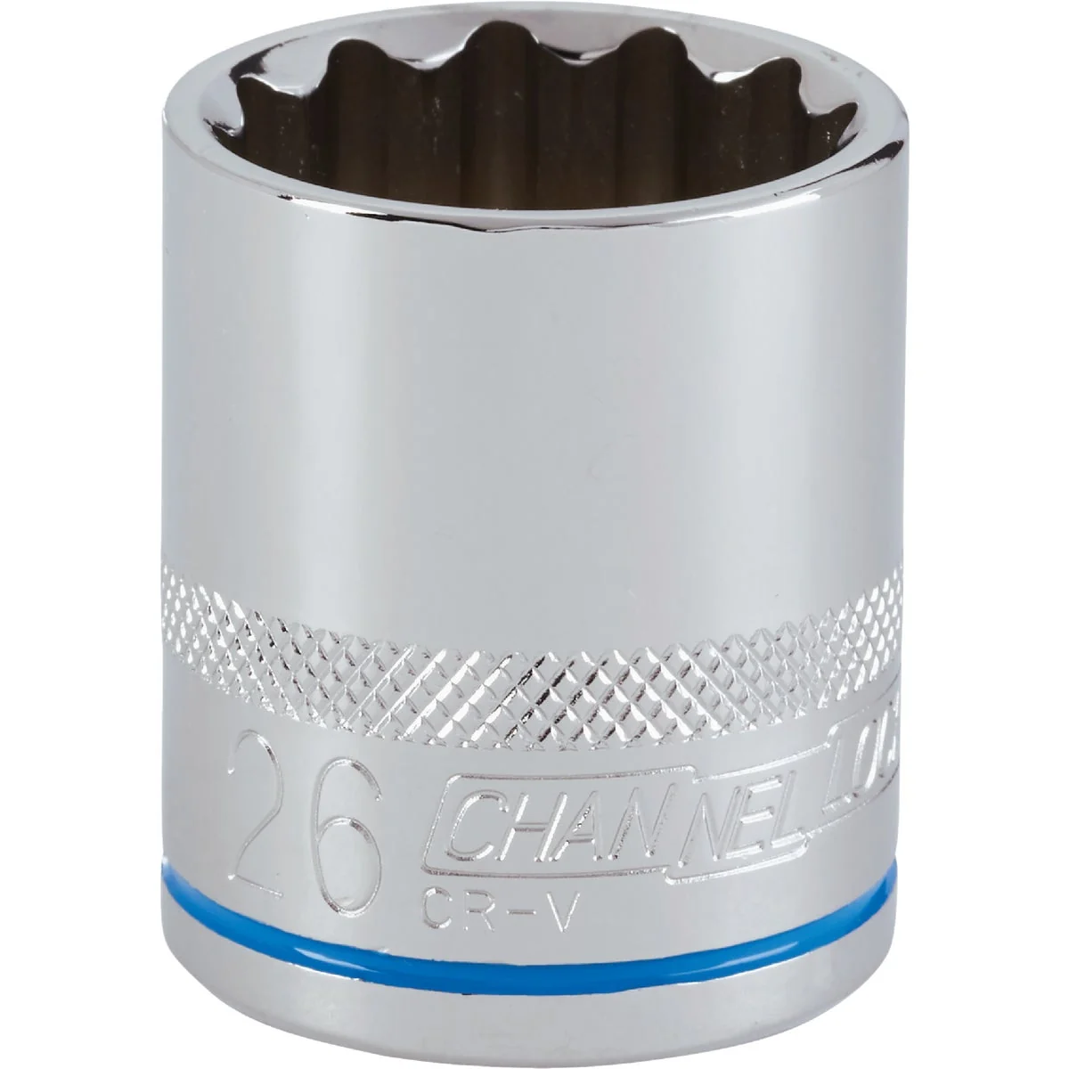 Fast Channellock 1 2 In. Drive 26 mm 12-Point Shallow Metric Socket Original Design