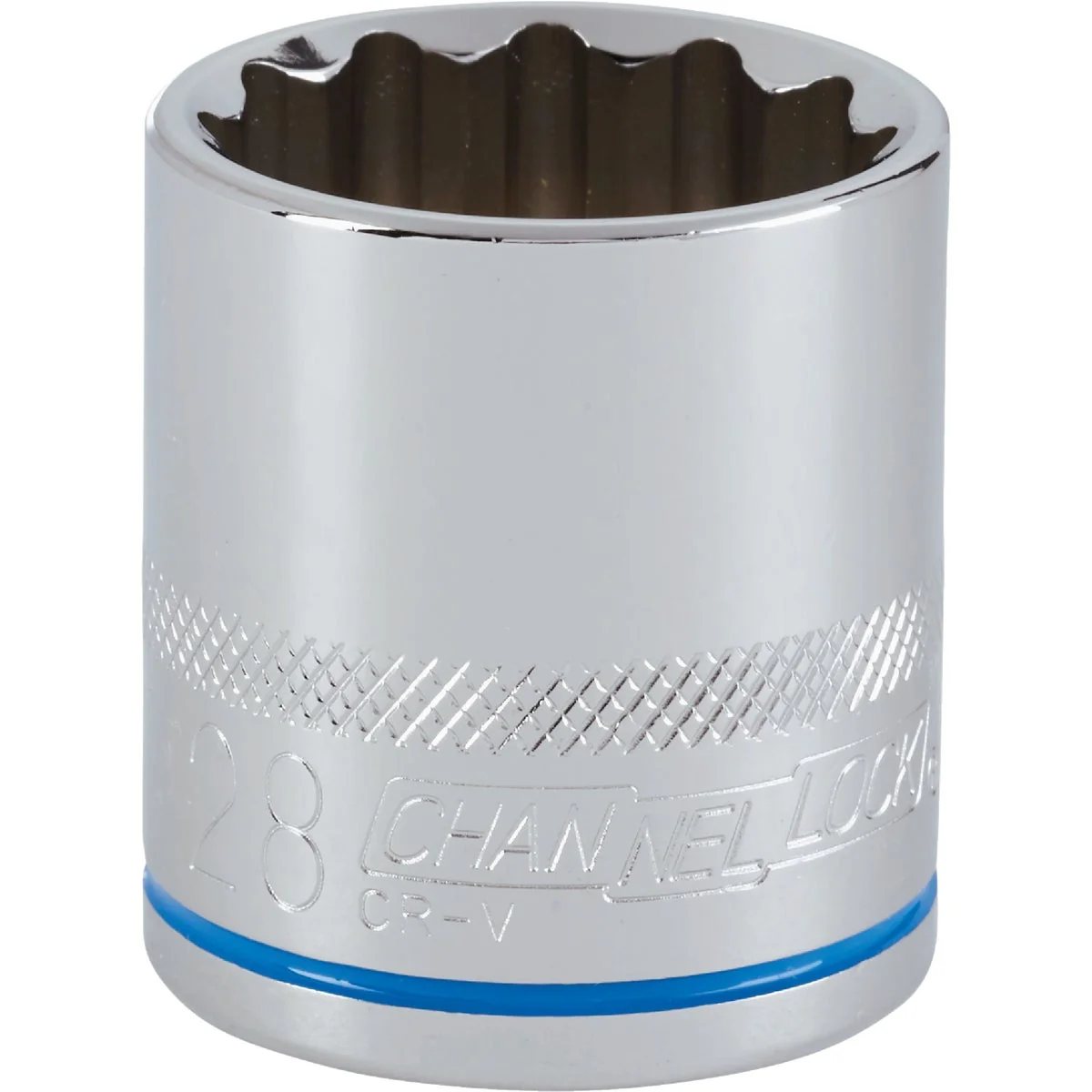 High-End Channellock 1 2 In. Drive 28 mm 12-Point Shallow Metric Socket Functional