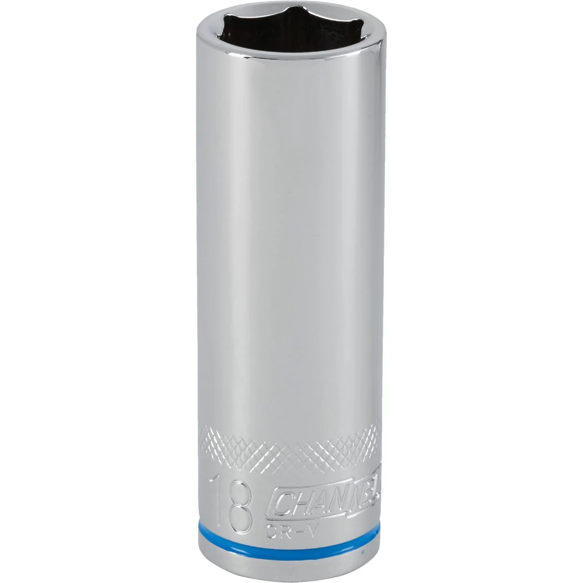 Smart Channellock 1 2 In. Drive 18 mm 6-Point Deep Metric Socket Soft