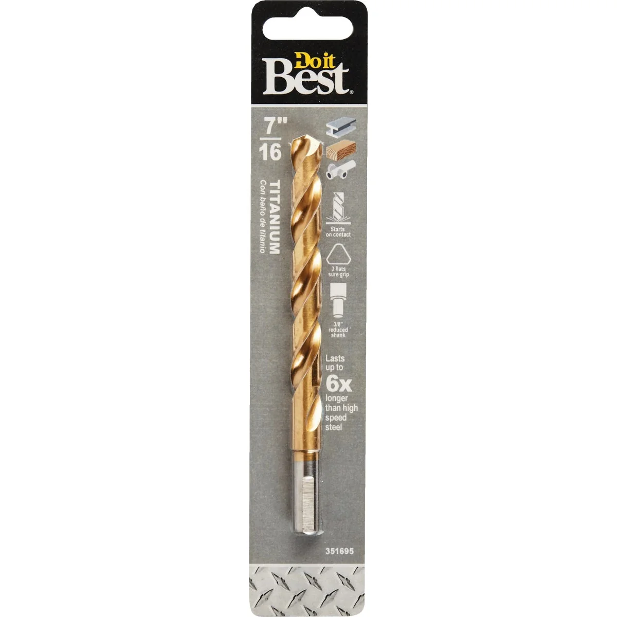 Relaxed Do it 7 16 In. Titanium Drill Bit Innovative
