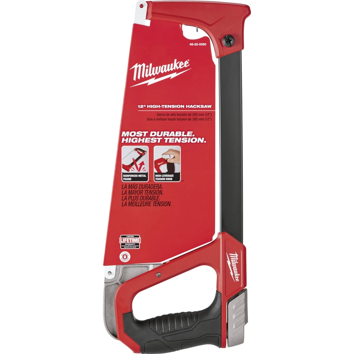 Prestigious Milwaukee 12 In. High-Tension Hacksaw Expertly Made