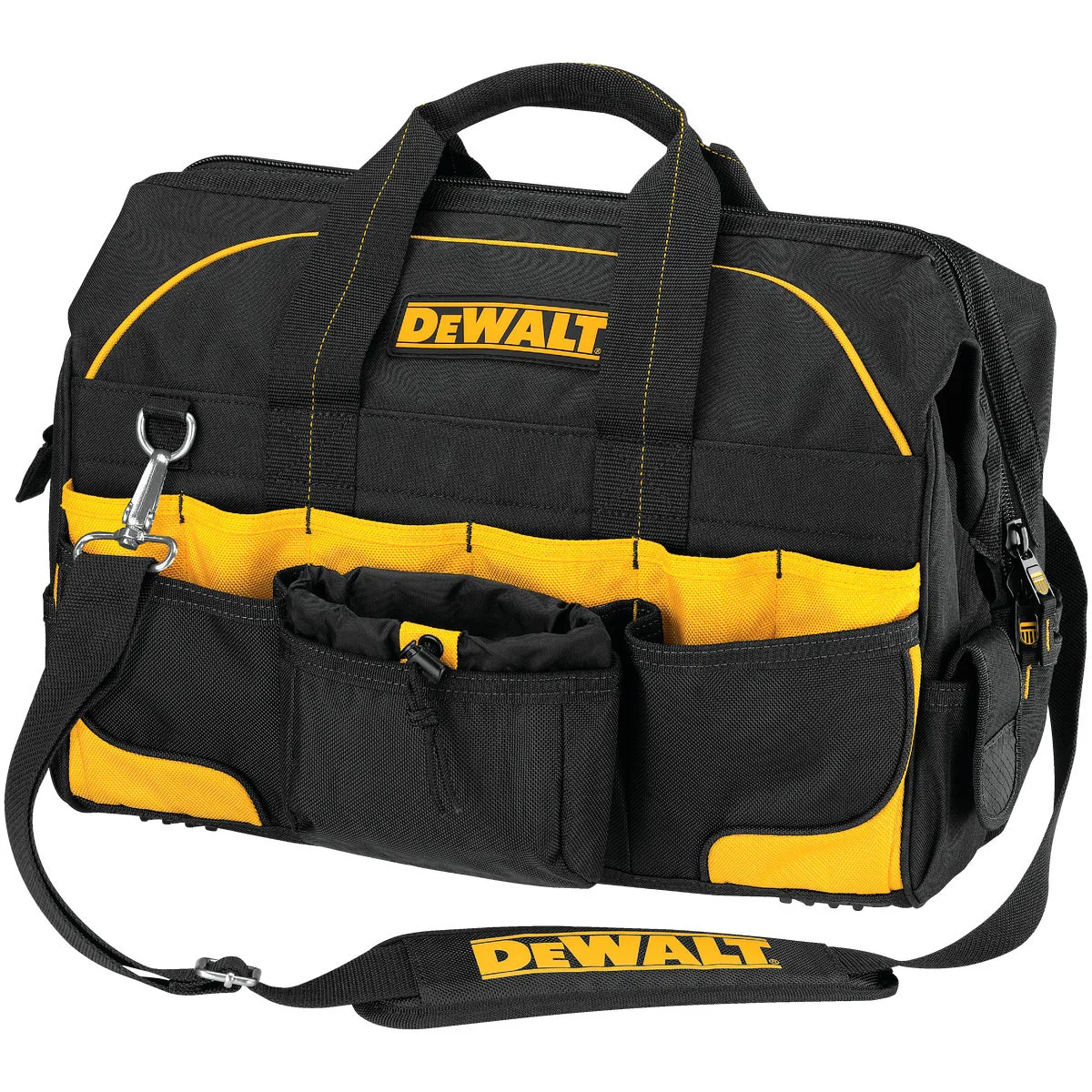 High-Quality DeWalt 42-Pocket 18 In. Pro Contractor's Tool Bag Minimalist
