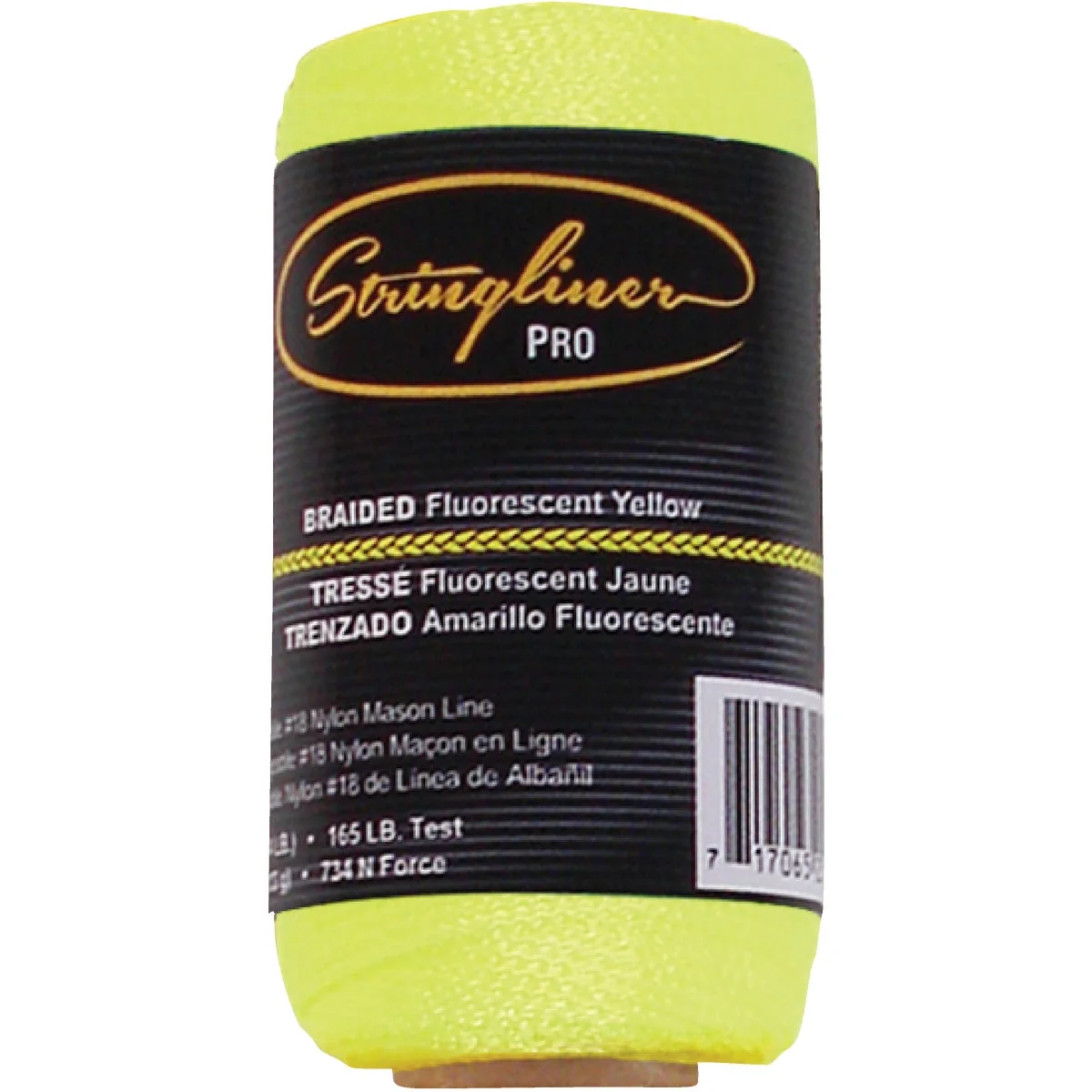 Casual Stringliner 250 Ft. Fluorescent Yellow Braided Nylon Mason Line Green