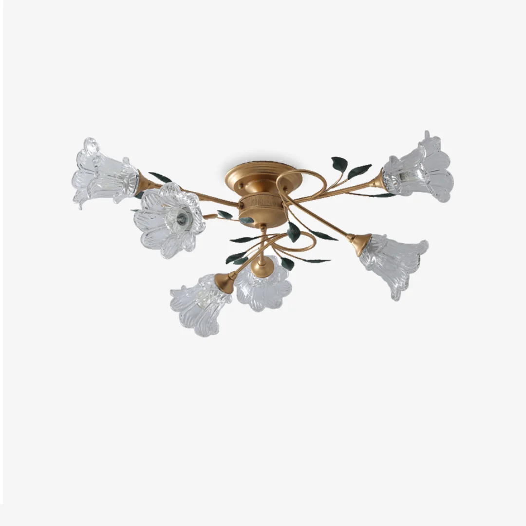 Elegant Europese stijl bloemenplafondlamp Sophisticated