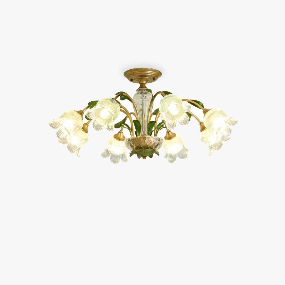 Eco-Friendly Amerikaanse vintage crèmekleurige plafondlamp Safe