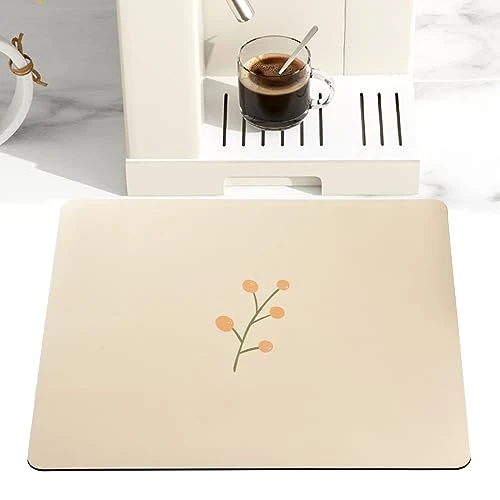 Trendy Cream Dish Drying Mat 16''x19'' Optimized