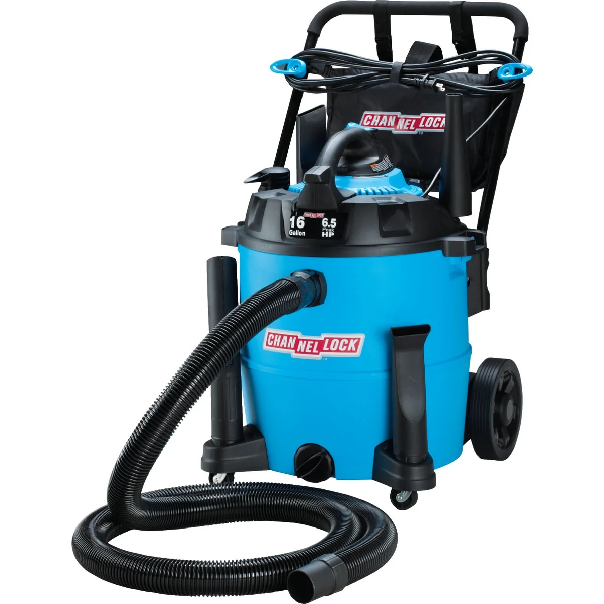 World-Class Channellock 16 Gal. 6.5-Peak HP Wet Dry Vacuum with Blower Green
