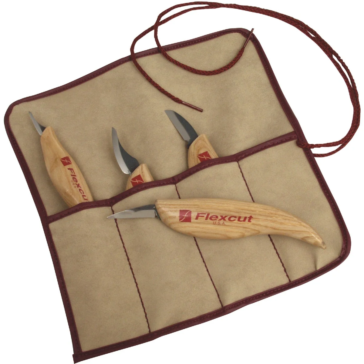 Refined Flex Cut 4-Piece Carving Knife Set Environmentally Friendly