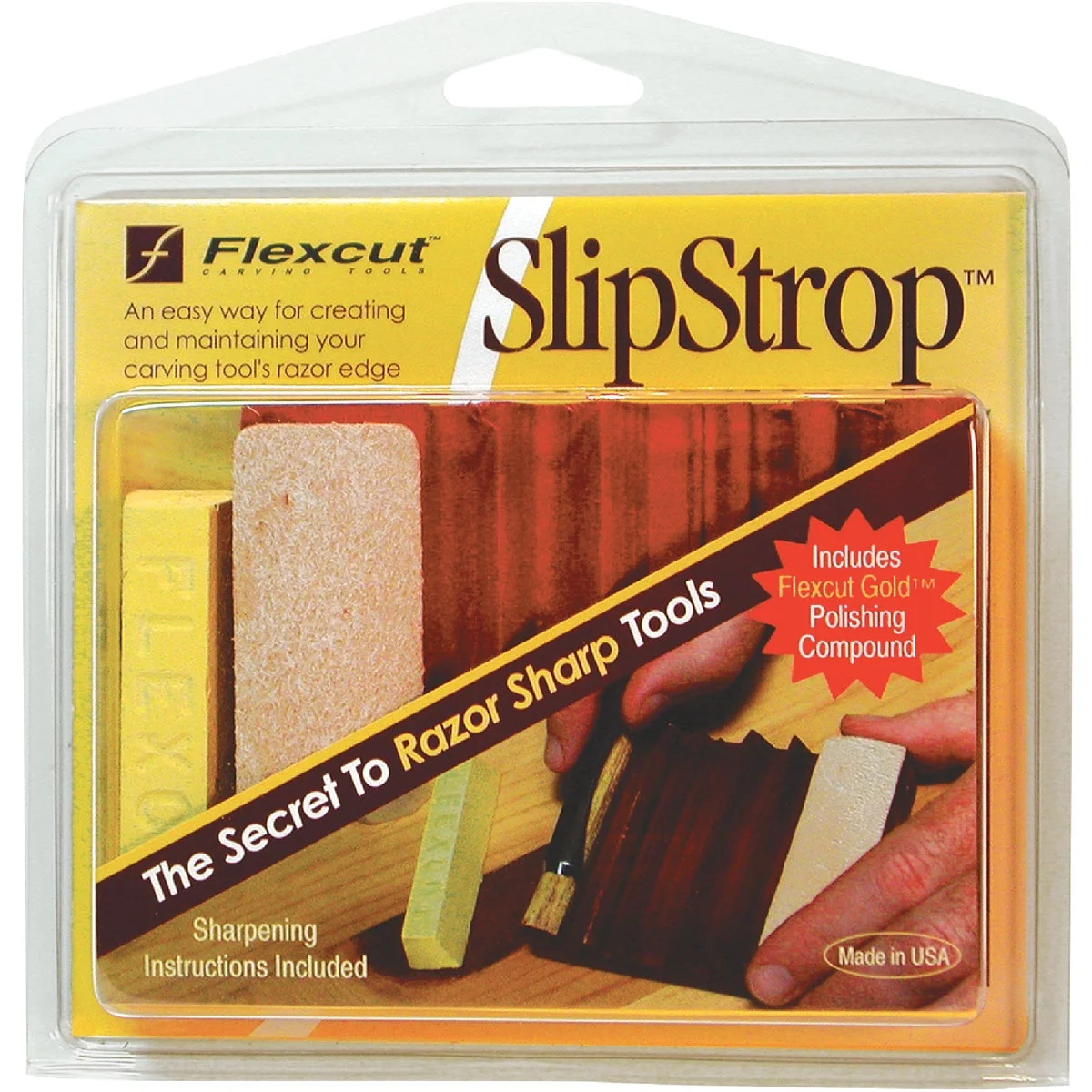 Secure Flex Cut Carving Tool Sharpening Kit Minimalist