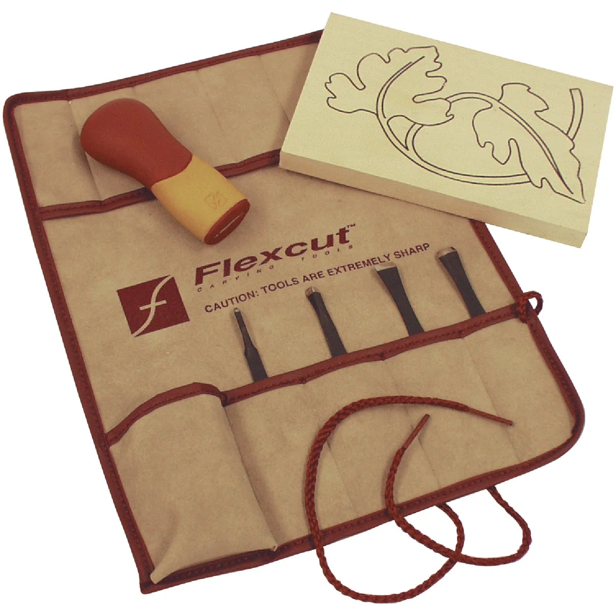 Convenient Flex Cut 5-Piece Craft Carving Tool Kit Fashionable