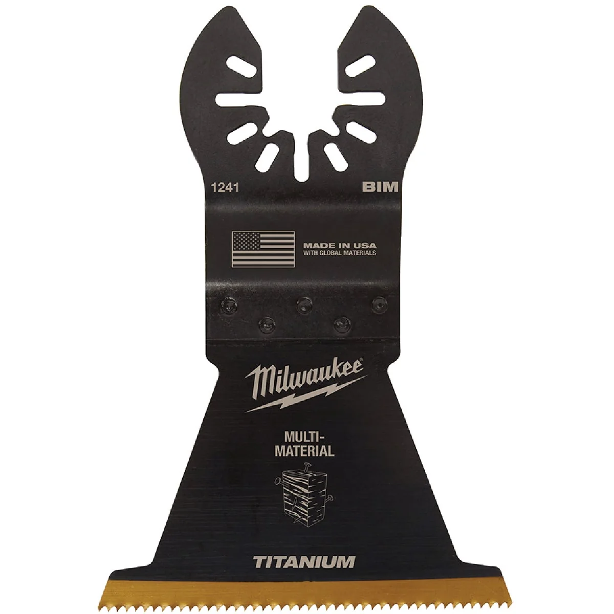 High-End Milwaukee OPEN-LOK 2-1 2 In. Titanium Enhanced Bi-Metal Multi-Material Oscillating Blade Practical