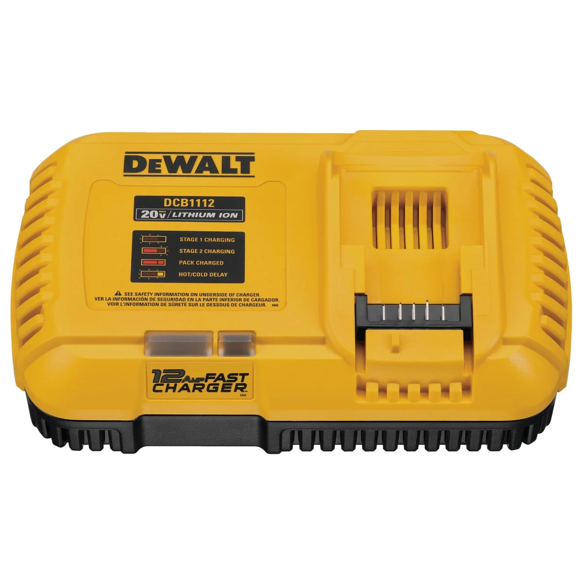 Expertly Made DeWalt 20 Volt MAX FLEXVOLT Lithium-Ion 12 Amp Fast Battery Charger High-Grade