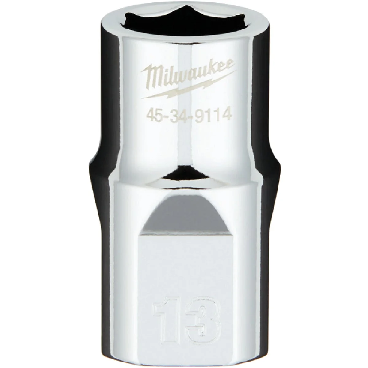 Eco-Friendly Milwaukee 1 2 In. Drive 13 mm 6-Point Shallow Metric Socket with FOUR FLAT Sides Sophisticated