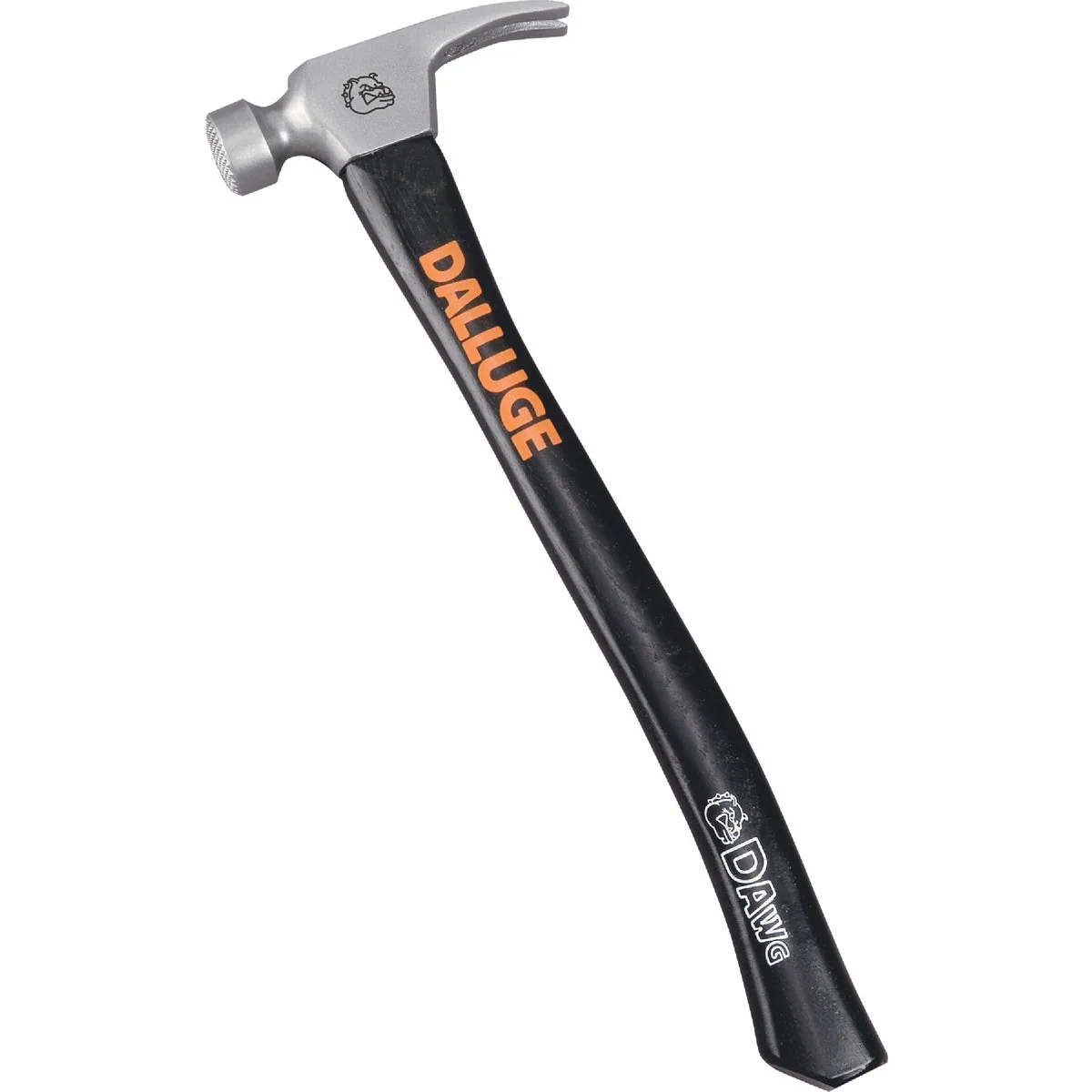 Refined Dalluge Dawg 21 Oz. Milled-Face Framing Hammer with Hickory Handle Lightweight