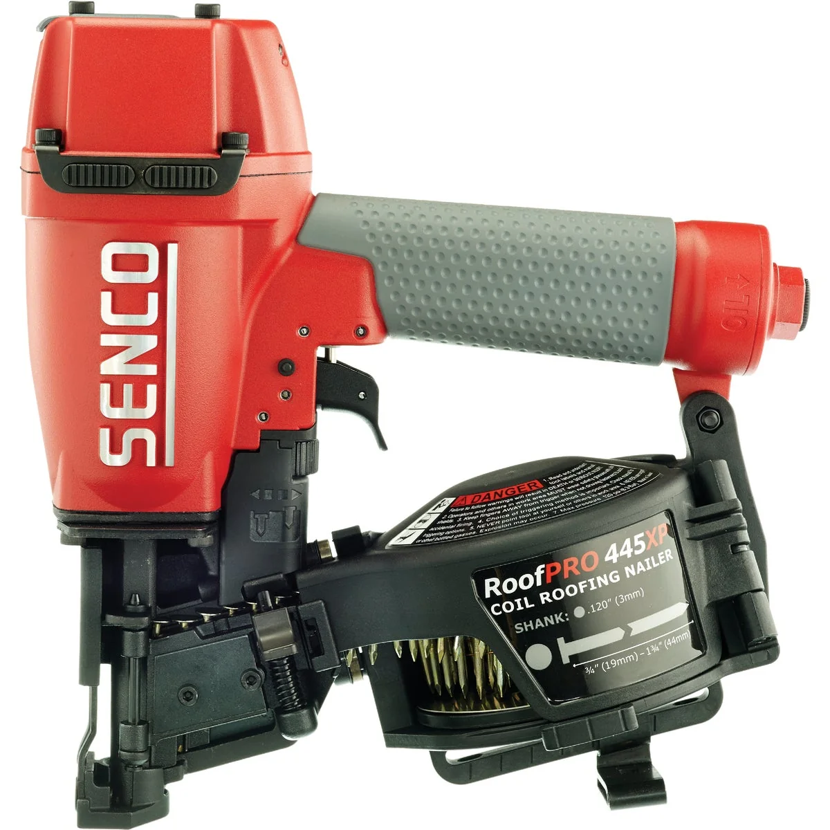 Trendy Senco RoofPro 445XP 15 Degree 1-3 4 In. Coil Roofing Nailer Pure
