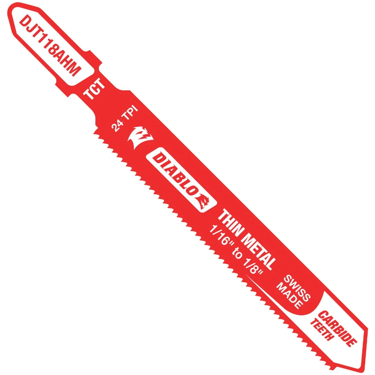 Original Diablo T-Shank 3-1 4 In. 24 TPI Carbide Jig Saw Blade for Thin Metal Fine Crafted