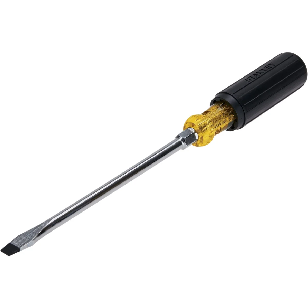 Fine Stanley 3 8 In. x 8 In. Standard Vinyl Grip Slotted Screwdriver Long-Lasting