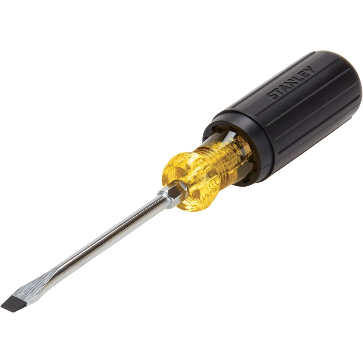 Flexible Stanley 1 4 In. x 4 In. Standard Vinyl Grip Slotted Screwdriver Durable