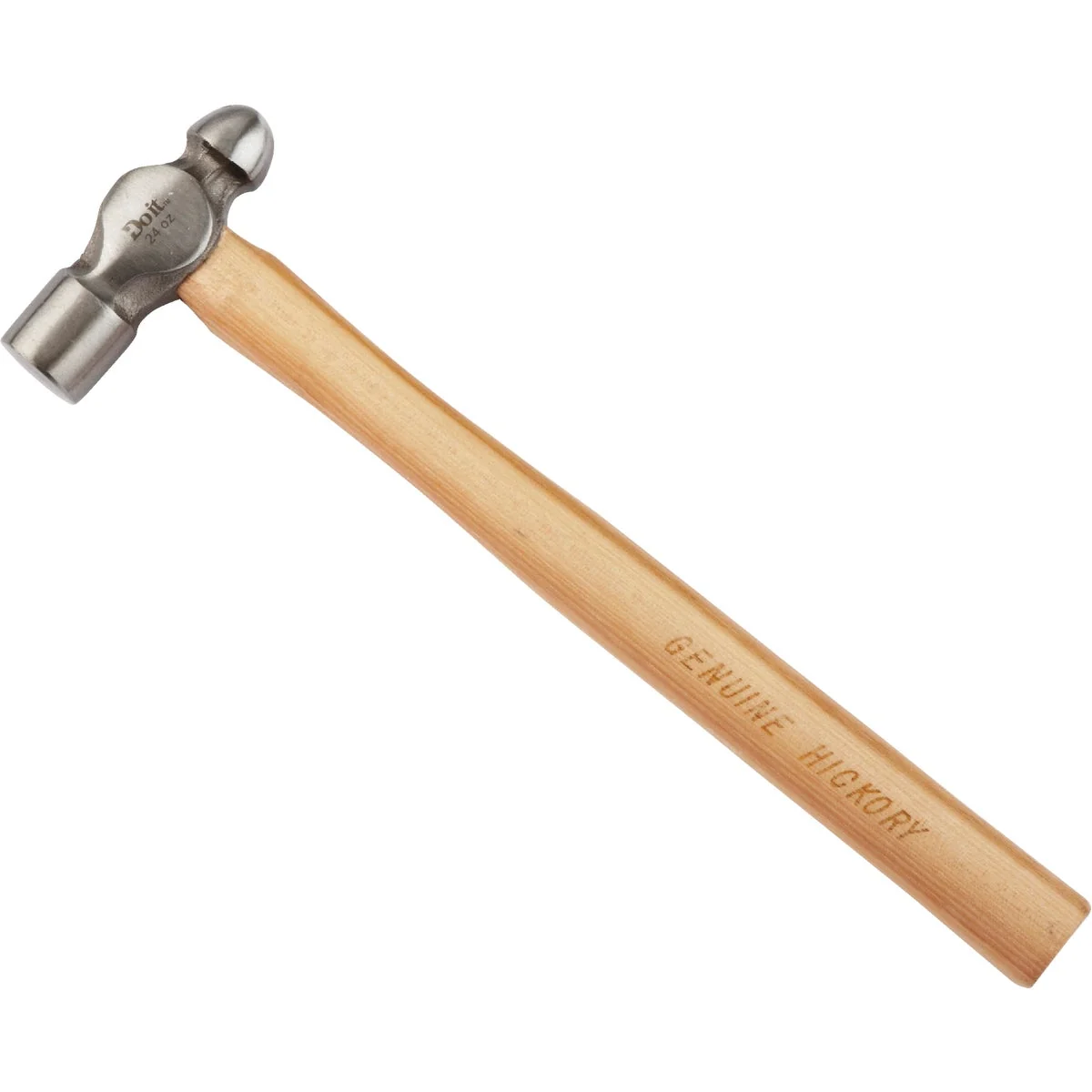 High-End Do it 24 Oz. Steel Ball Peen Hammer with Hickory Handle Premium Material