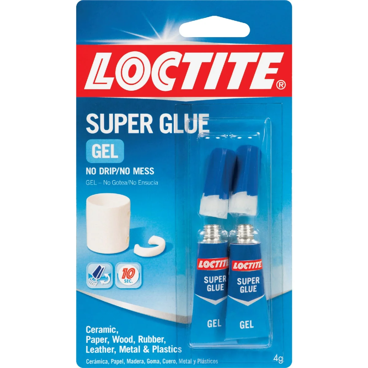 High-Quality LOCTITE 0.07 Oz. Super Glue Gel 2-Pack Fine