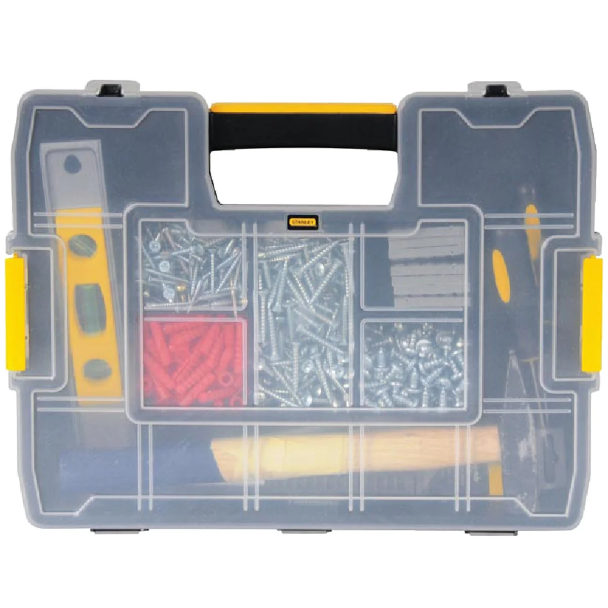 Organic Stanley SortMaster Junior Parts Storage Utility Box Detailed