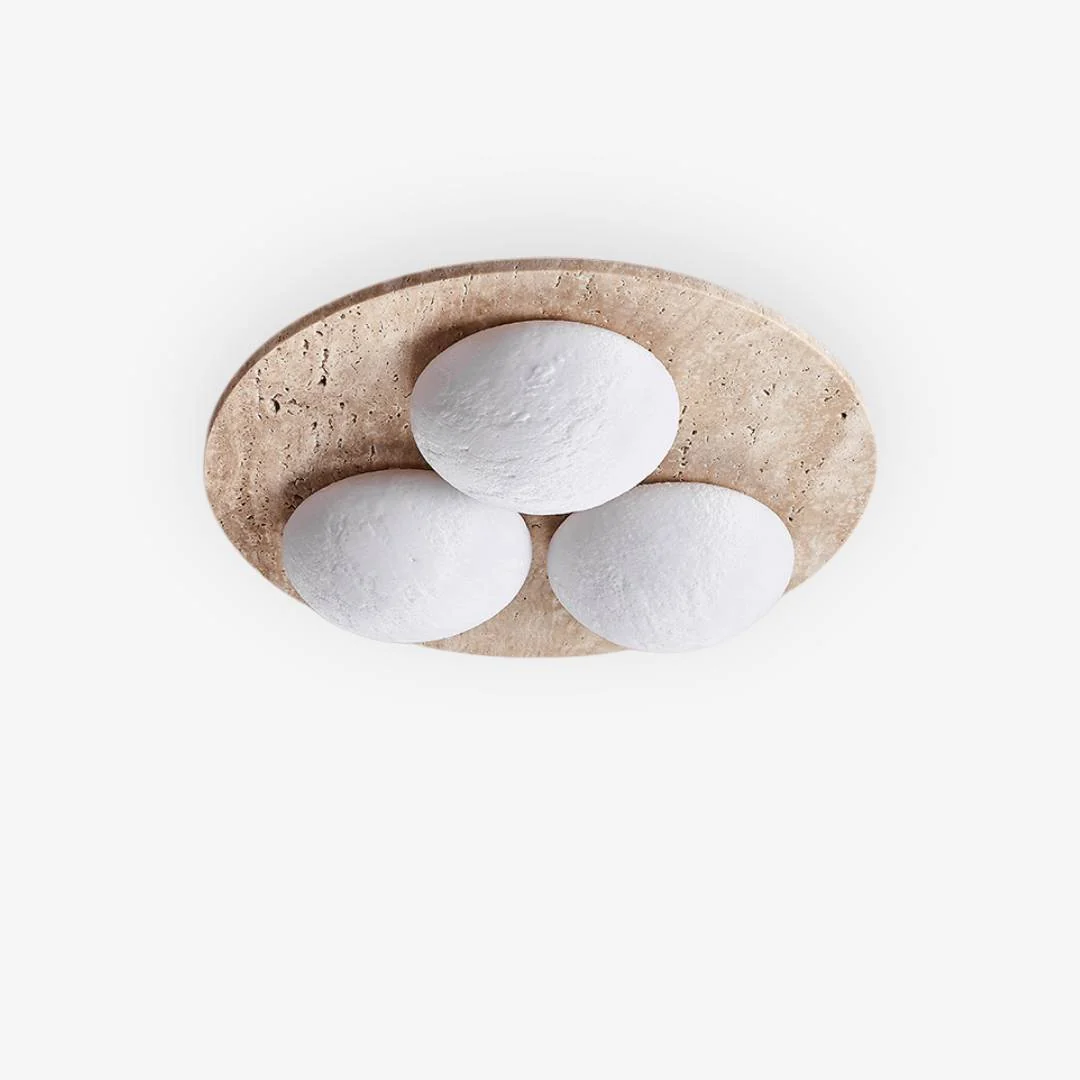Classic Kenu Travertijn Plafondlamp Functional