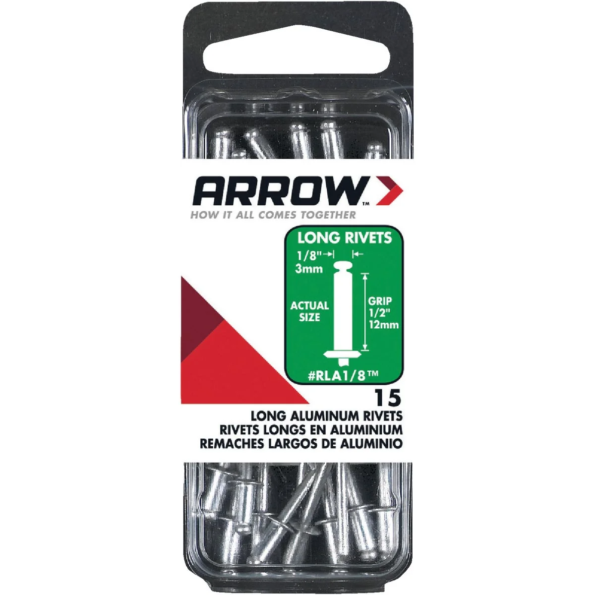 Secure Arrow 1 8 In. x 1 2 In. Aluminum Rivet 15 Count Sustainable