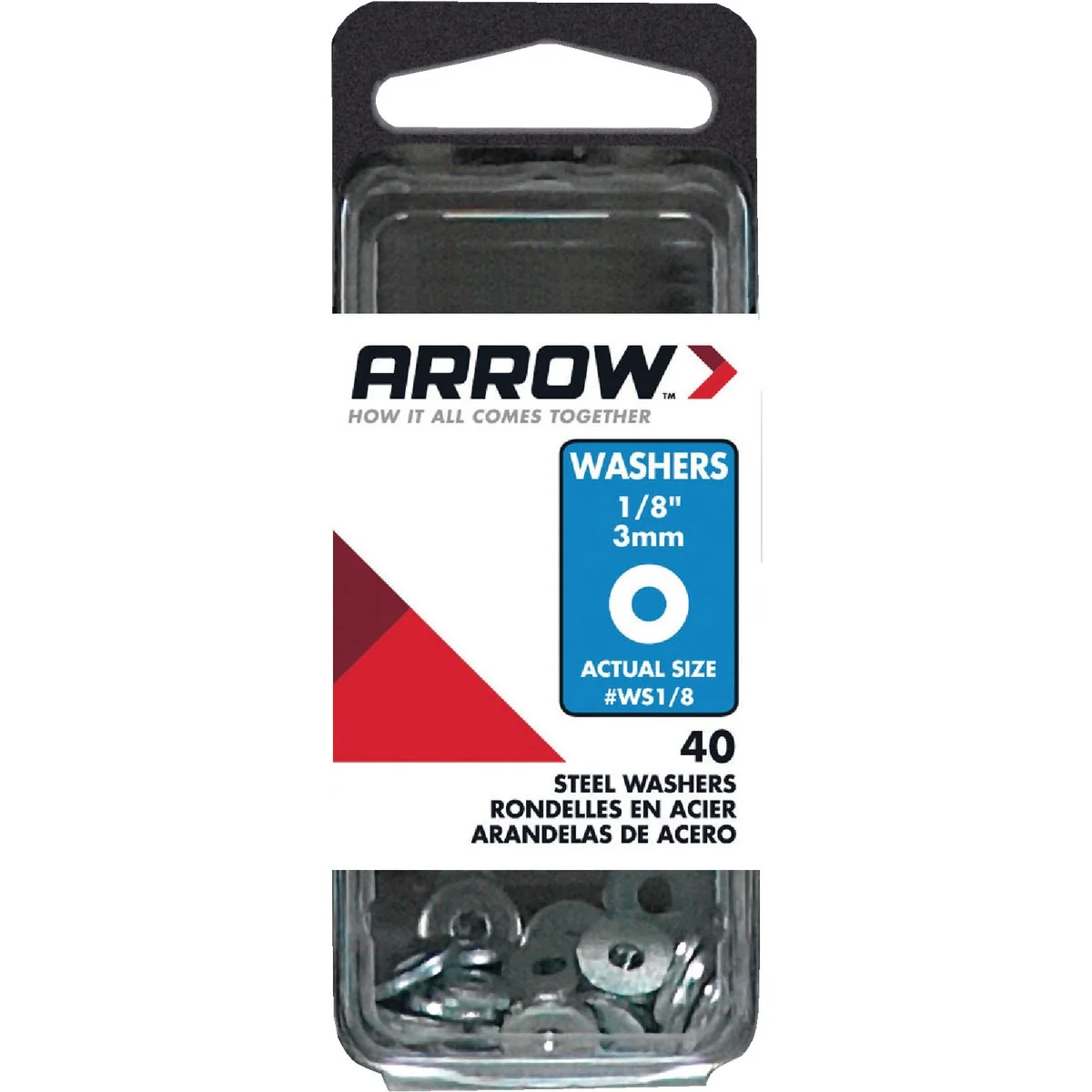 Quality Arrow 1 8 In. Steel Rivet Washer 40-Pack Premium