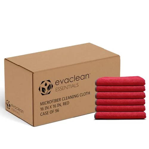 Outstanding Essentials Premium Microfiber Cleaning Cloth 16 x16 96 Count