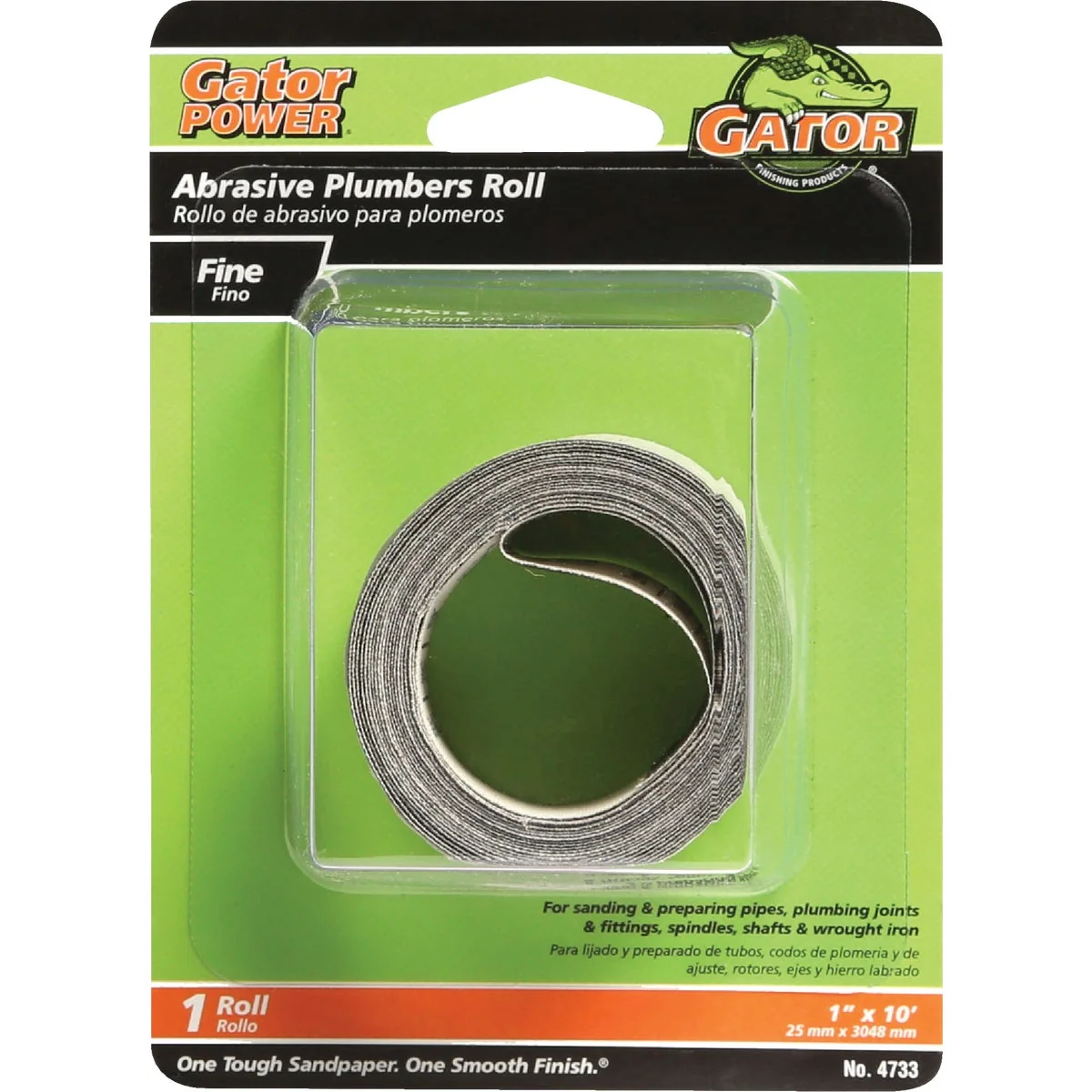 Safe Gator 1 In. x 10 Ft. 180-Grit Plumber's Abrasive Sand Cloth Natural