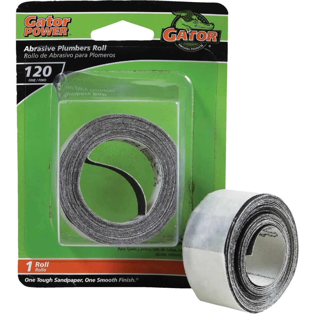 Environmentally Friendly Gator 1 In. x 10 Ft. 120-Grit Plumber's Abrasive Sand Cloth Premium