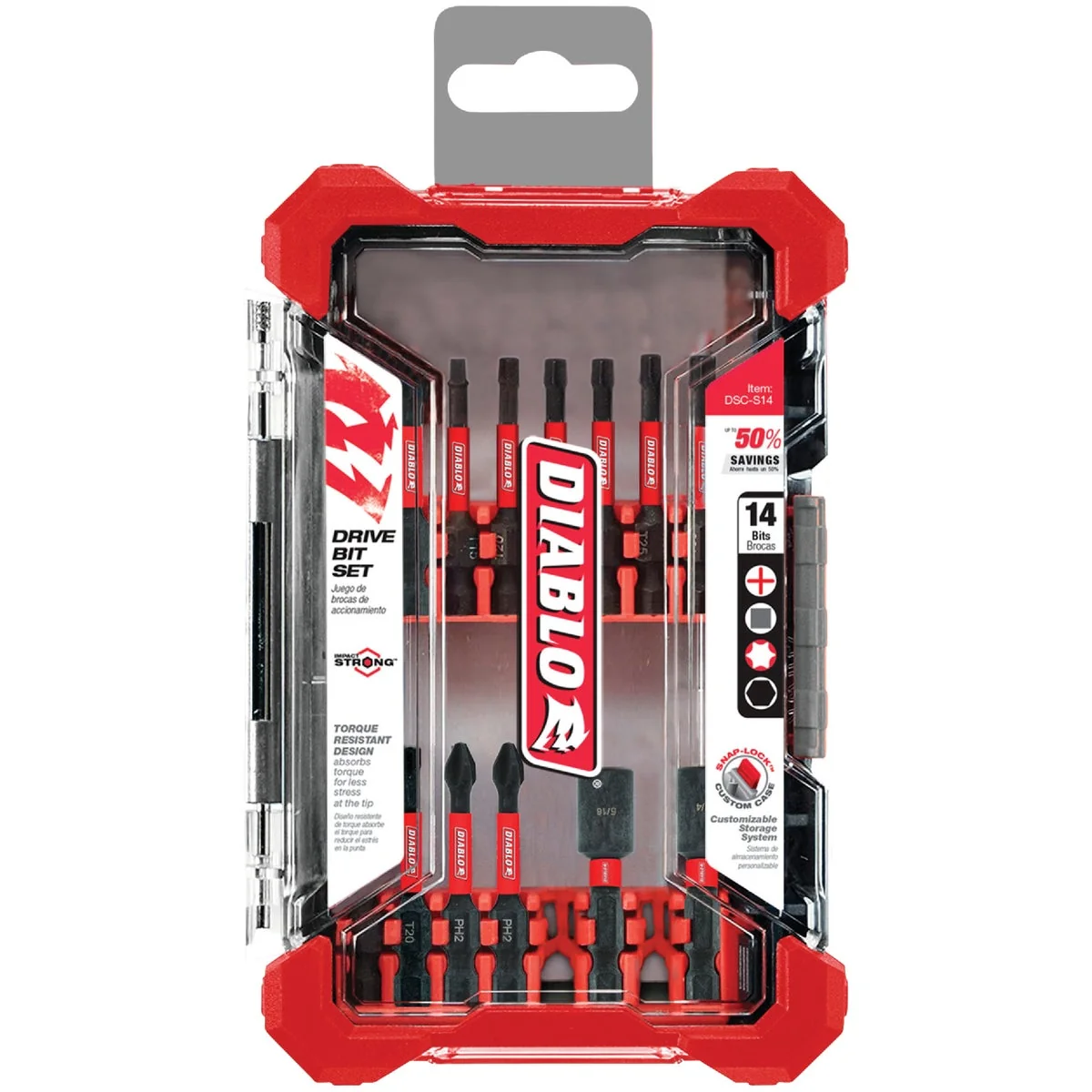 Specialty Diablo 14-Piece Impact Screwdriver Bit Set Eco-Friendly