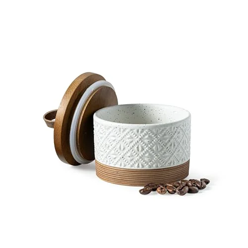 Flexible Small Ceramic Jar with Lid Functional