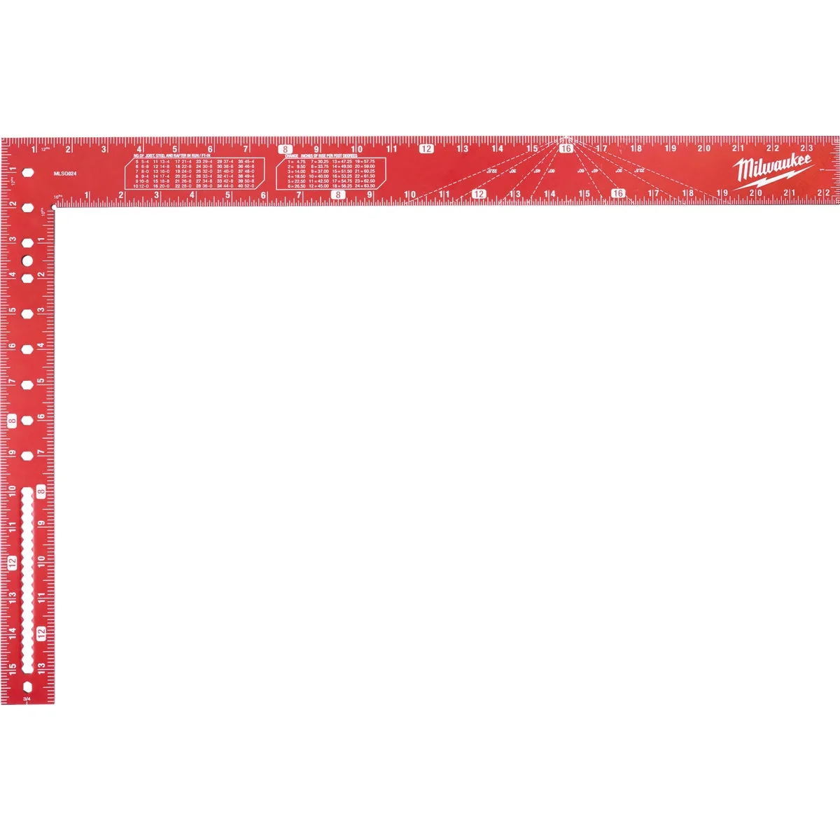 Consistent Milwaukee 16 In. x 24 In. Aluminum Carpenter's Square Outstanding